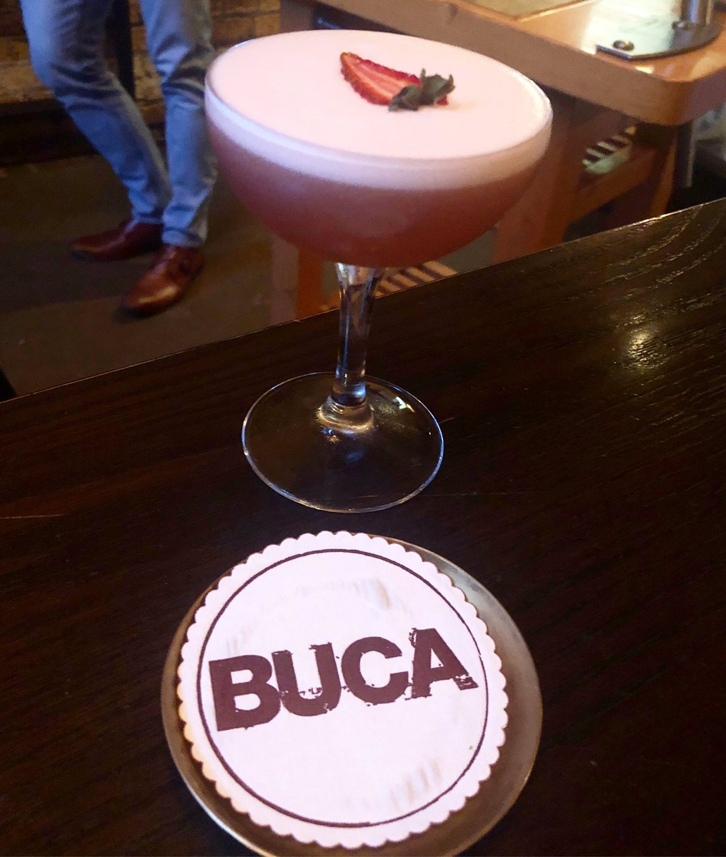 From Fort Lauderdale to Toronto! Made it to Canada for my @shoptsc taping tomorrow. Glad to be at one of my favorite restaurants in the world, <a href="/bucatoronto/">Buca</a>.  Everything is spot on - especially this strawberry tequila cocktail!
