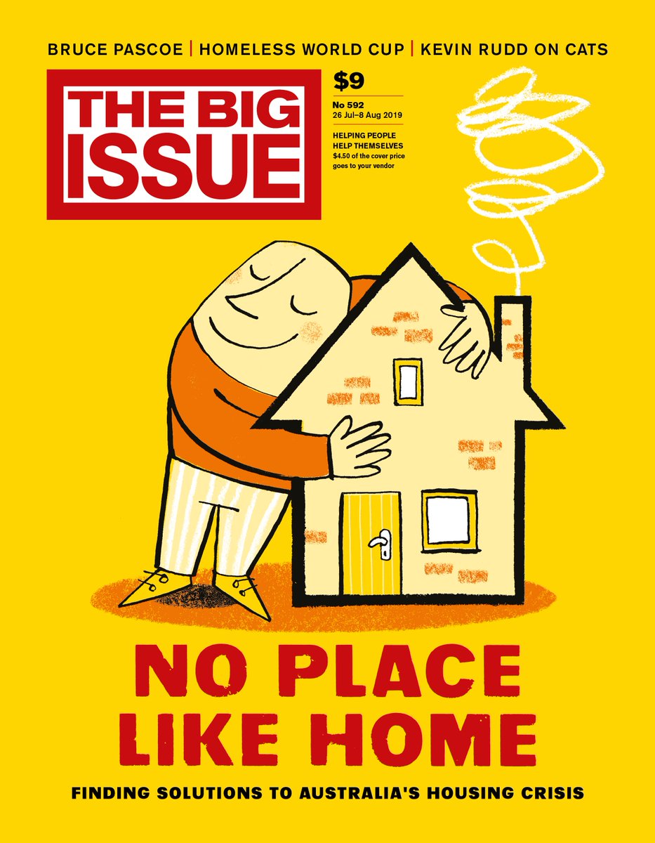 Kostick's tweet photo. .@thebigissue #592 / Art Direction + Design: @GozerStudio https://t.co/0CAWMydDNM