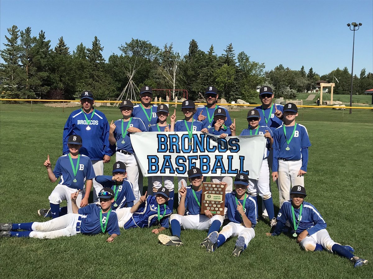 Congratulations to the White Butte Broncos who are our 2019 13U AA Tier 3  Provincial Champions with a 9-7 win over the Battlefords Beavers.