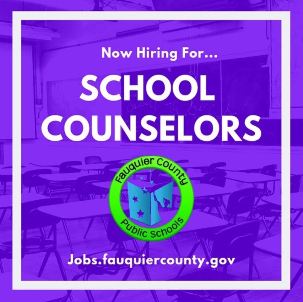 FCPS1jobs's tweet photo. Now hiring for School Counselors at multiple locations! Middle School, Elementary School, and itinerant positions! There is a fit for everyone! Submit your resume today at https://t.co/DwyG9r2mQc! #nova
#schoolcounselor #fcps1 #teachva
#fcps1kidsdeserveit https://t.co/Vnk0Hyoqet