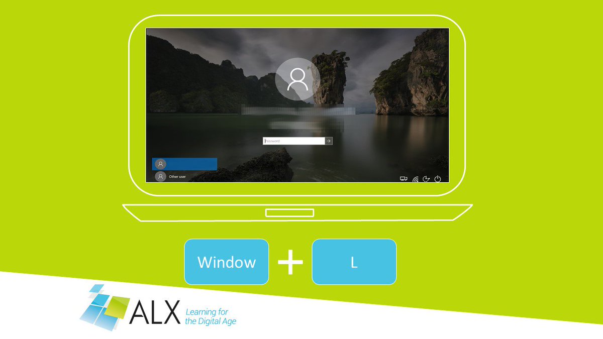 Cyber security is an increasing concern in today’s workplace. Leaving your computer unattended and unlocked puts you at risk of data loss. You can prevent this with Microsoft’s shortcut to easily lock your computer. Simply press ‘Windowkey + L’ and your computer will be locked.