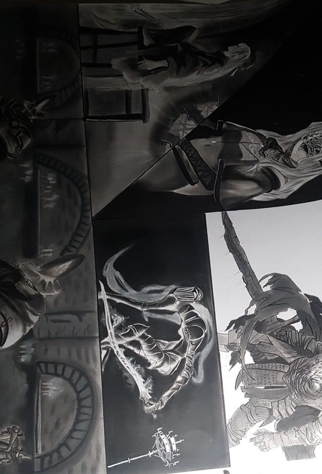 clv's tweet image. رسمة القرن 🙏🏻 #Darksouls