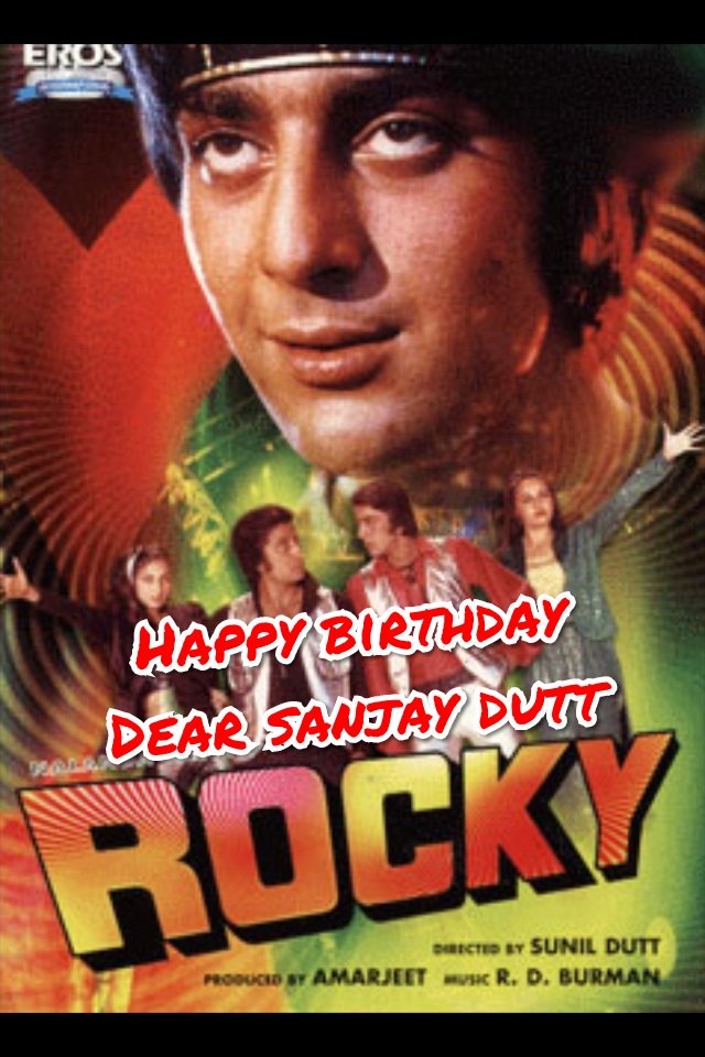Happy birthday my Dear sanjay dutt 