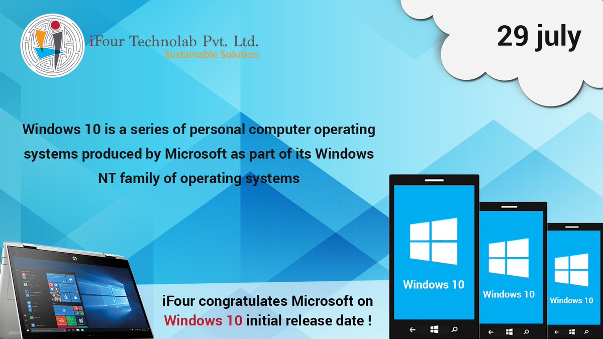 consultifour's tweet photo. #Windows10 unveils exciting innovations and is better than ever. @consultifour team Congratulates @Microsoft on the initial release day of Windows 10 operating system.
#CustomSoftwareDevelopmentCompany #NodejsDevelopmentCompany #MicrosoftTechnologyDevelopmentCompany @Windows https://t.co/3accjTFaVt