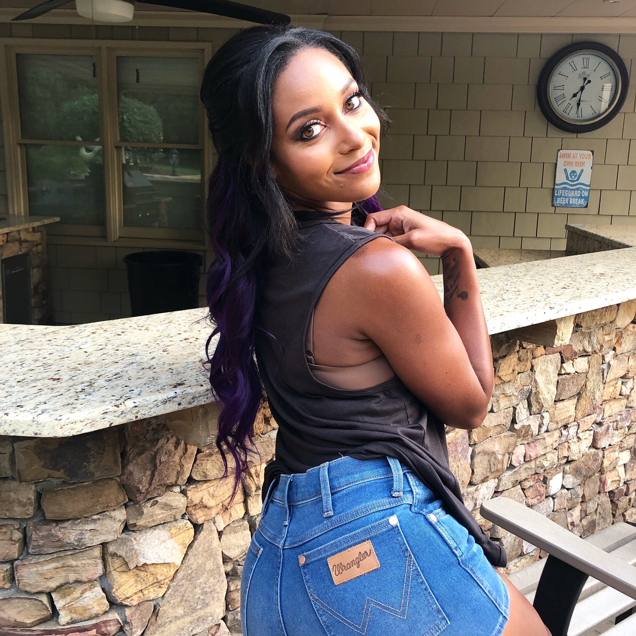 Wrangler on cheap my booty shorts