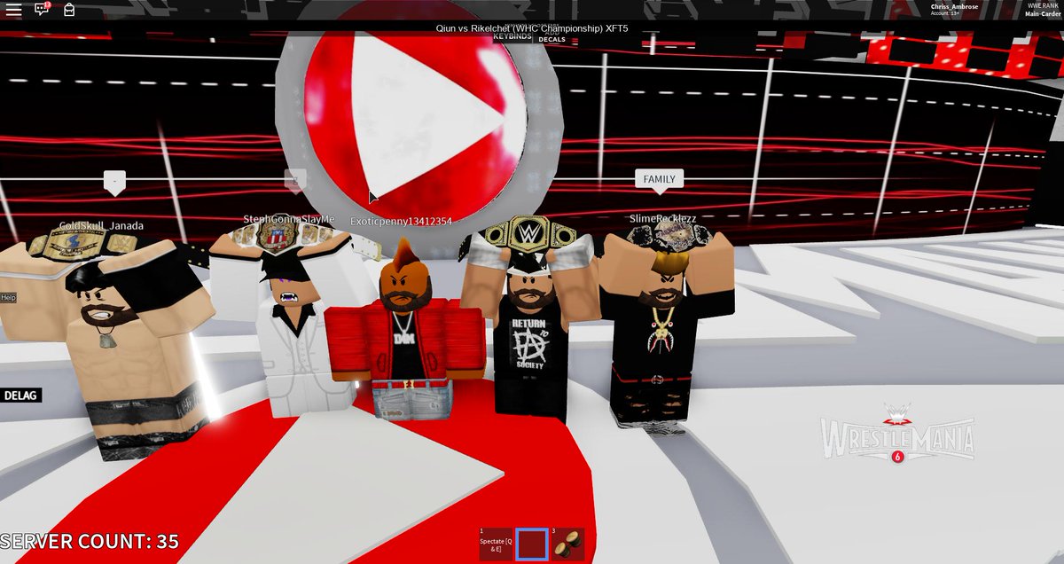 chriss_ambrose's tweet photo. Thank you everyone for making this night amazing! So proud of @RoExoticPenny and his work in the WWE. @WWERBLX1 https://t.co/i4OI0yGWyP