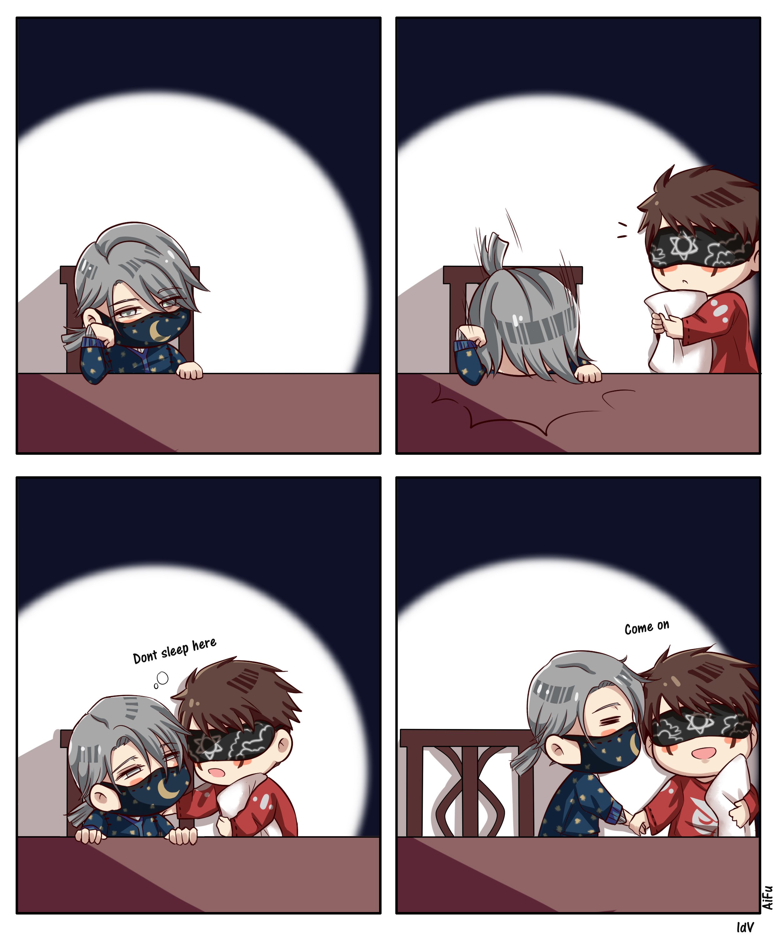 Aifu Commission Open I Really Want Aesop S Pajama And His Sleeping Motion Aeseli Identityv 第五人格 第五人格イラスト イライクラーク イソップカール 納占 納棺師 占い師 Aesopcarl Eliclark T Co 5sy6juiiwe