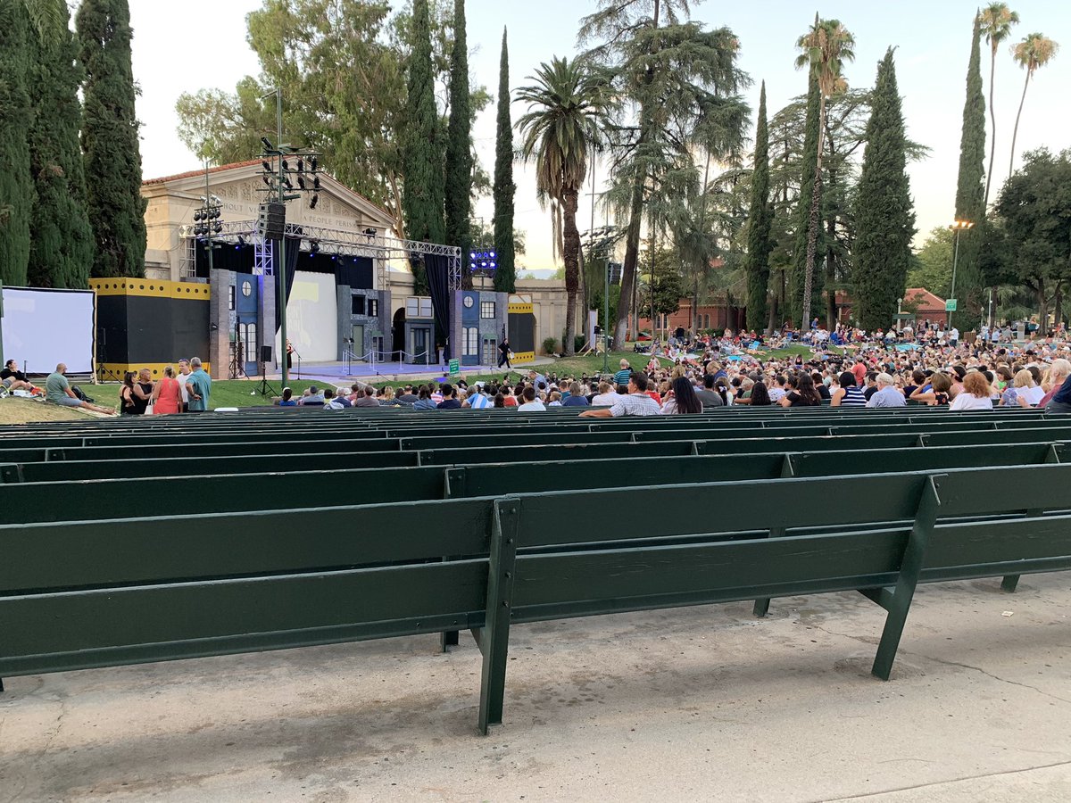 Watching Singing in the Rain at the Redlands Bowl tonight.