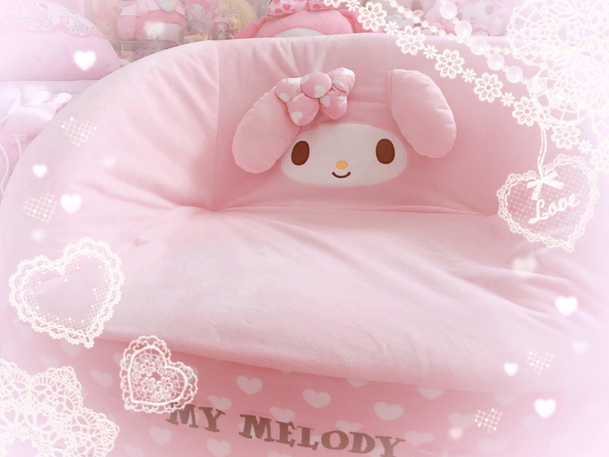 マイメロディ♡クロミ 月夜のメロクロソファー型ジュエリー