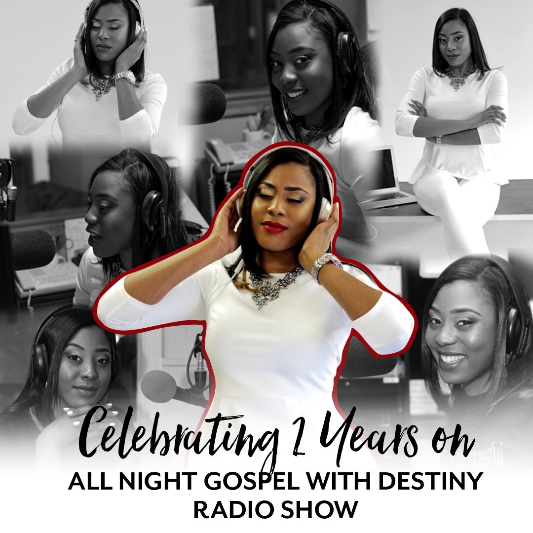 SaySoRadioShow's tweet photo. And the celebration continues... All Night Gospel with Destiny Radio Show turns 2 and tonight we’re celebrating with special guest @madisoncopelandmusic! Tune in to WTMR 800 AM/iHeart Radio starting midnight, it’s a party🔥🙌🏾
#AllNightGospelWithDestinyTurns2 #YoungBlackSuccessful https://t.co/2gQzmaiVB7