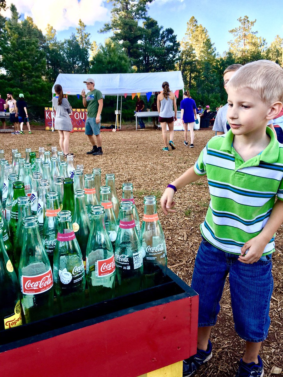 LaughWithUsBlog's tweet photo. Have you ever dreamed of going to a carnival where are the games and food are free? Pretty much every kid ever! That’s how we kicked off family camp at @GlorietaCampsNM! We went a little nutty trying all the food! Don’t wake me from this dream! #ThisIsRealAdventure https://t.co/l7DjU3Opud