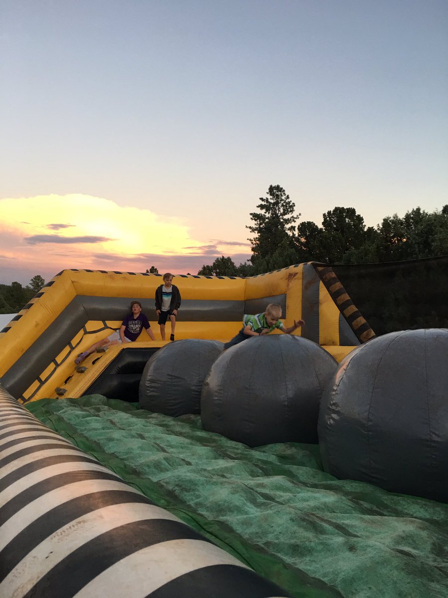 LaughWithUsBlog's tweet photo. Have you ever dreamed of going to a carnival where are the games and food are free? Pretty much every kid ever! That’s how we kicked off family camp at @GlorietaCampsNM! We went a little nutty trying all the food! Don’t wake me from this dream! #ThisIsRealAdventure https://t.co/l7DjU3Opud