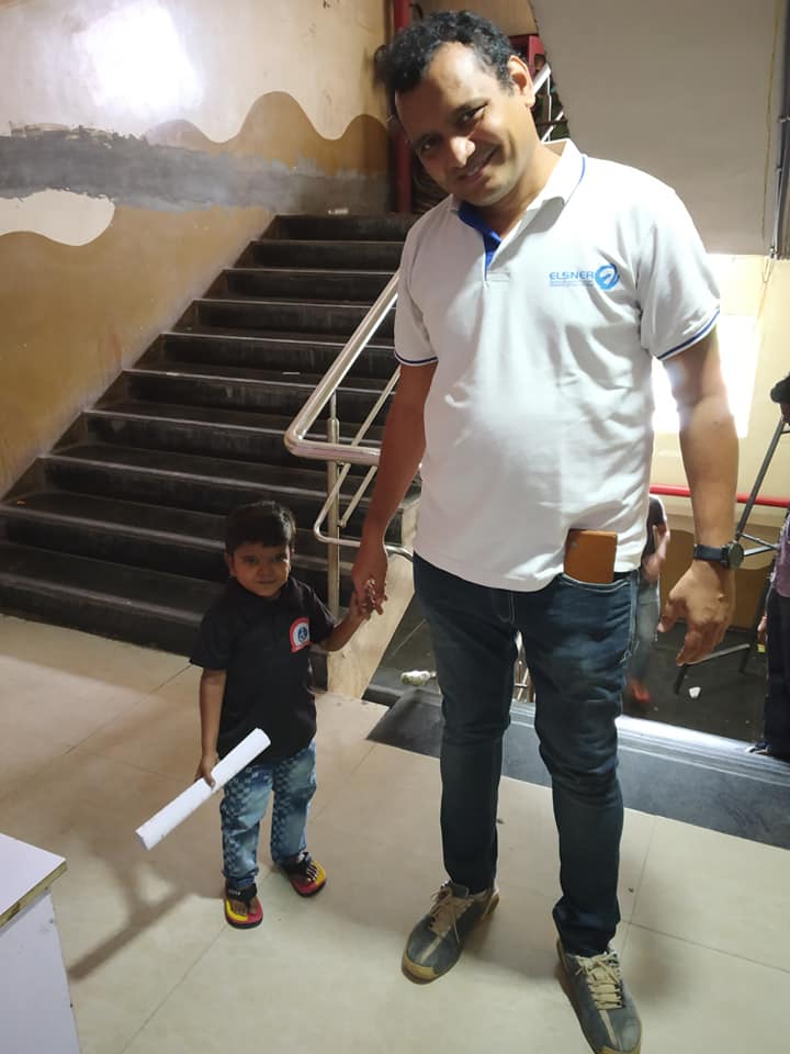 Elsnertech's tweet photo. #Super30 movie time with specially-abled students from
#ApangManavMandal. A small gesture showed by Elsner Technologies...Proud to be an #Elsnerite. https://t.co/DRoMSdRIAn