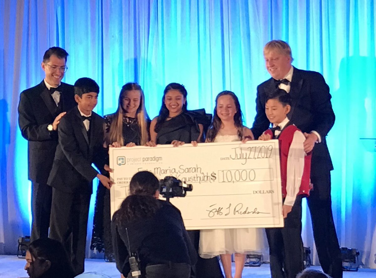 JillBerrner's tweet photo. Brea’s @OlindaEagles #VestBuddy team thanks @ParadigmChlleng for an incredible and unforgettable experience. #KindnessMatters 
#WeAreBousd https://t.co/jNFrNni86R
