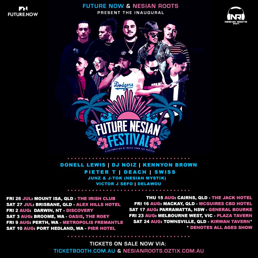 Our boy @swiss_theartist is currently on the Future Nesian Festival that kicked off in the weekend 🔥 
Grab your tix ➡️ nesianroots.oztix.com.au
