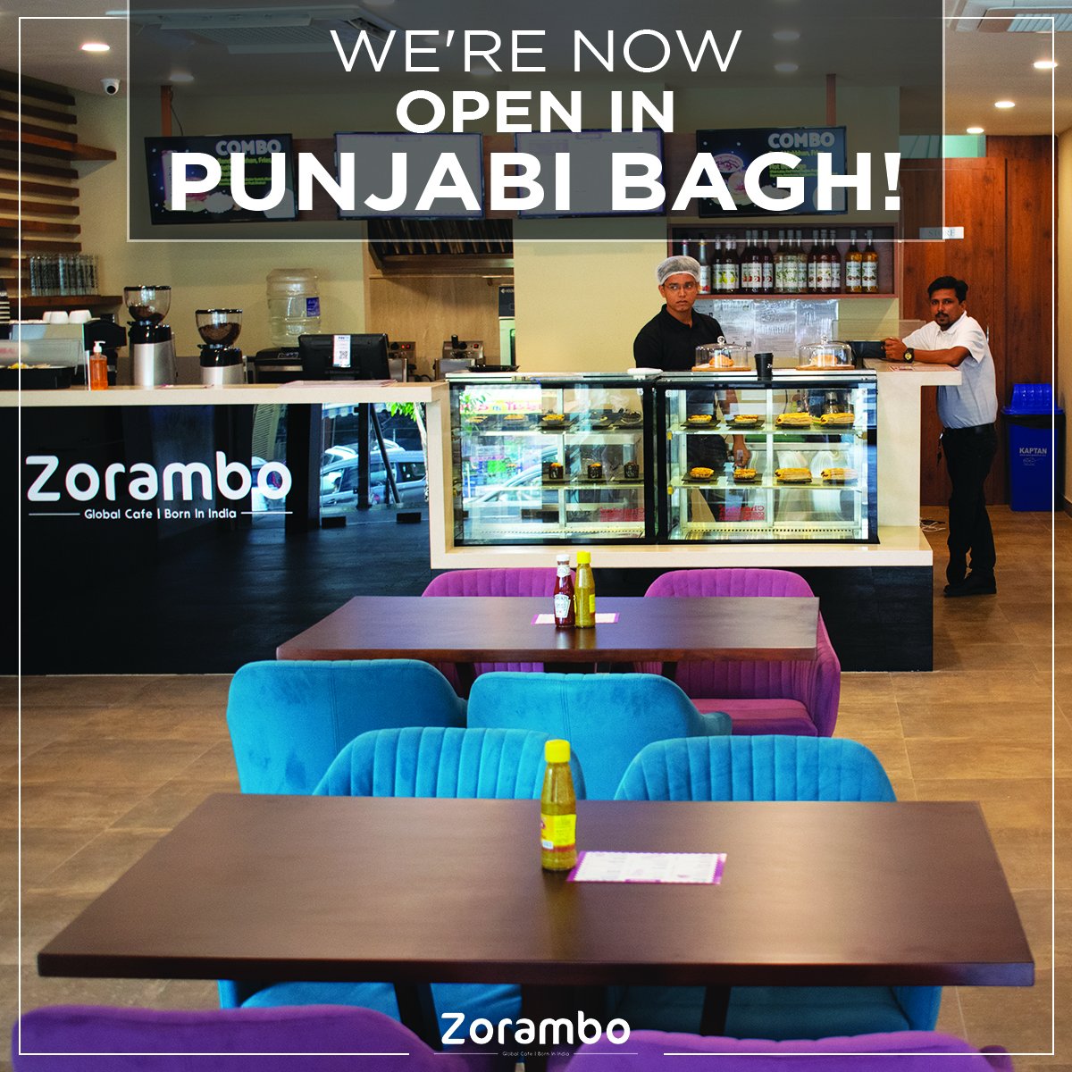 ZoramboGlobal's tweet photo. We’re now at Punjabi Bagh! 
Visit us to experience India’s 1st Caftaurant.
#mondaymood #coffeelover #yummyfood #Indianfusionfood https://t.co/GC13tH2vw1