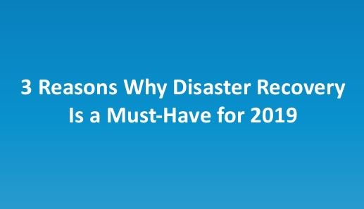 3 Reasons Why Disaster Recovery Is a Must-Have for 2019  
#businesscontinuity #disasterrecovery #enterpriserisk   #infrastructure #securities #vulnerability #trainingprograms   #enterpriserisk  #Veeam #Iland #Azure #AWS #Amazon #GoogleCloud #Cloud
zurl.co/M5Cg