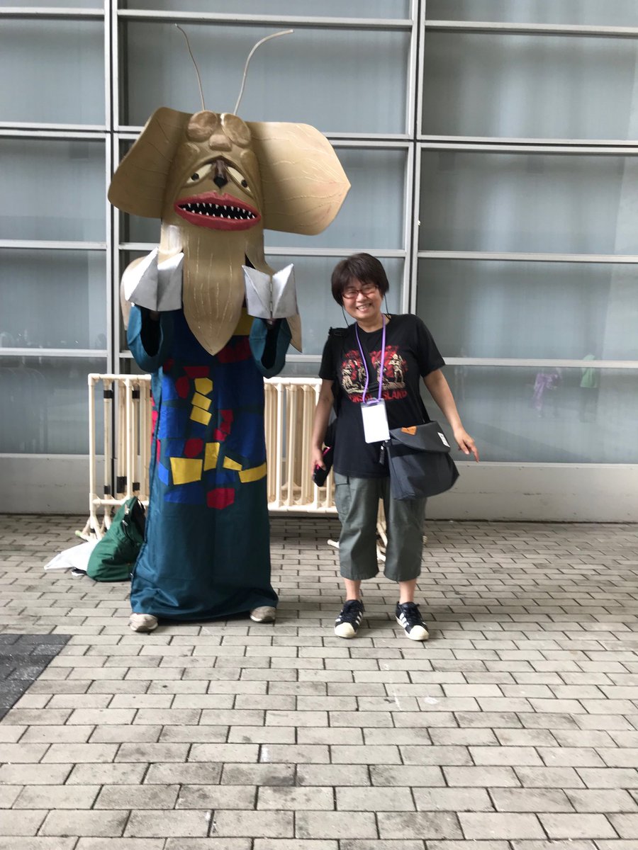 oomeshi's tweet photo. #2019wf
昨日のワンヘス、実はオイラもヤメタランスとツーショットを撮っていた！だってヤメタランスだよ��
息子撮影 https://t.co/EfH6oqjMzG