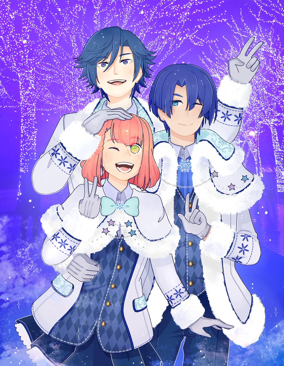 UtapriFanzine's tweet photo. 🌟Countdown Day 6🌟:
A Christmas Live inspired artwork by Admin Emily!
@ToughMuffins #SLzine https://t.co/fakcEumZu5