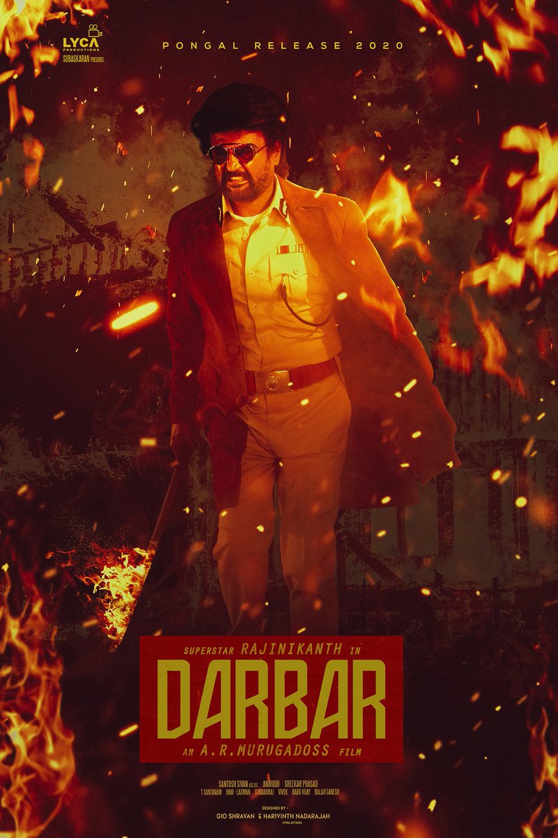 gioshravan's tweet photo. My second fanmade poster work @gioshravan #Darbarposterdesign in collaboration with @HarivinthN
#Darbar #stardesign #superdesign #SuperstarRajinikanth #DarbarUpdate #rajinikanth #nayanthara #Tamil @ARMurugadoss @NayantharaU @rajinikanth @RkMakkalmandram @rajinists https://t.co/M1CtbN9fim