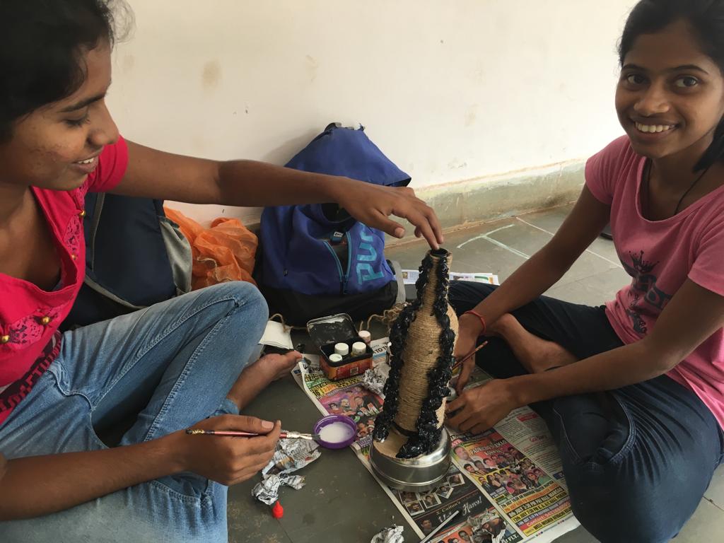 GoaScience's tweet photo. Recycling and ‘Up’cycling Glass Bottles @ GCHS 

The students of the Goa College of Home Science were thrilled to participate in a Glass Bottle Décor Competition organized by the Nature Club of the College. This was an endeavour to introduce ideas of “Recycling” and ‘Up’Cycling. https://t.co/3TsKt0ZYwD