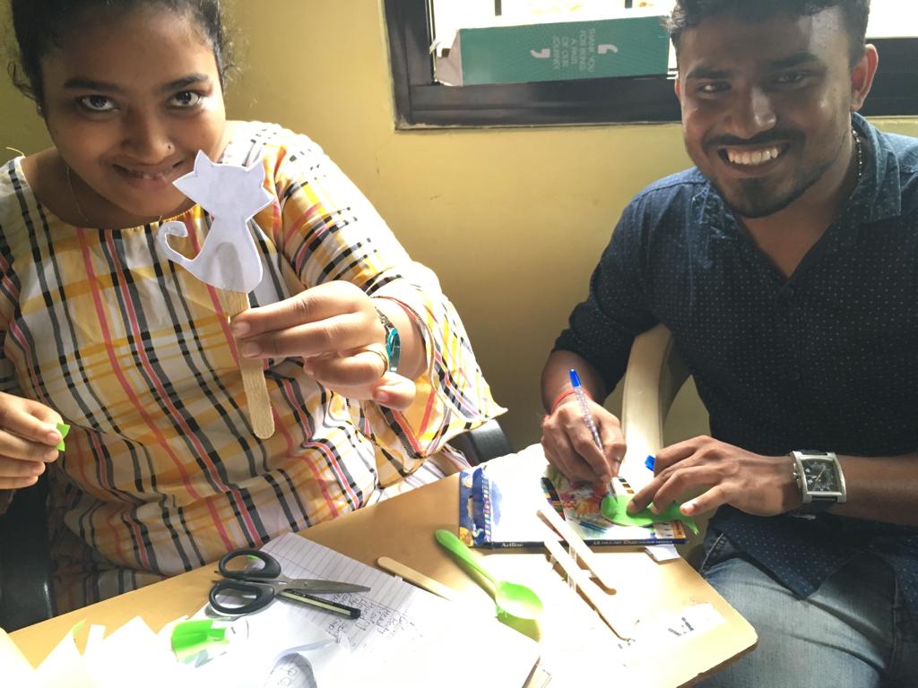 GoaScience's tweet photo. Learn to Teach…Teach to Learn

The students of the https://t.co/9Tnxu2L1Ct. (Hons.) Home Science, had a morning of creative fun with Anisha Rodrigues, a Human Developmentalist and teacher trainer, who taught them  variety of methods to use for creative teaching of young children https://t.co/fRGRxSnYiH