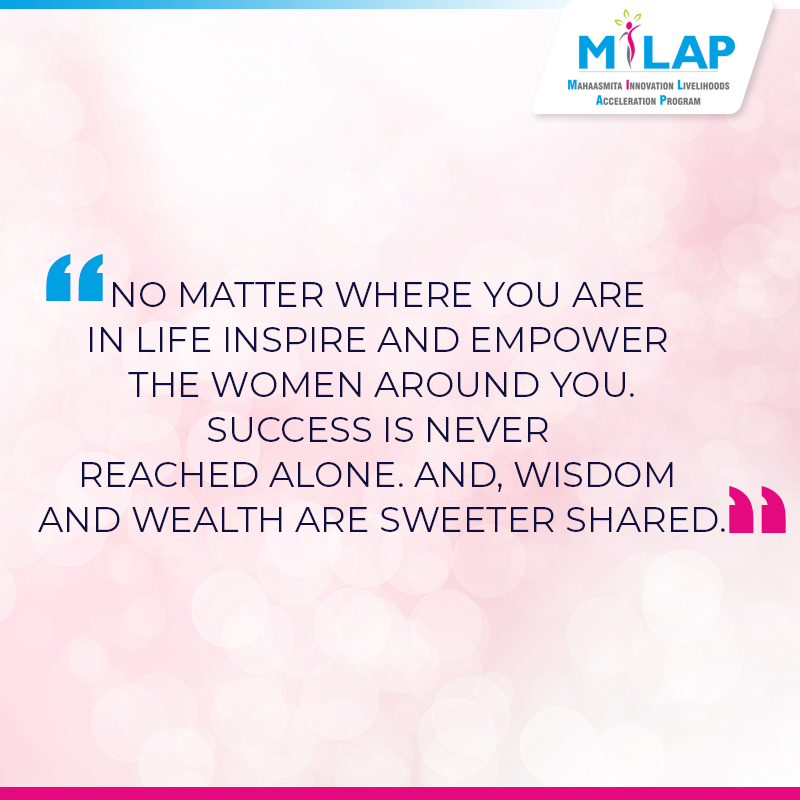 ProjectMilap's tweet photo. Here's our #MondayMantra to power you through the week! #ProjectMilap #WomenForWomen #Maharashtra #WomenEmpowerment #EmpoweringWomen https://t.co/Hn85rygE6p