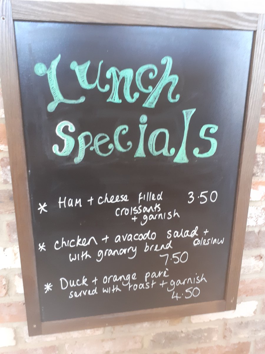 Today's specials on the sunny Isle of Wight #iow #outdoorseating #indoorseating #local #lunch #summer #Sandown