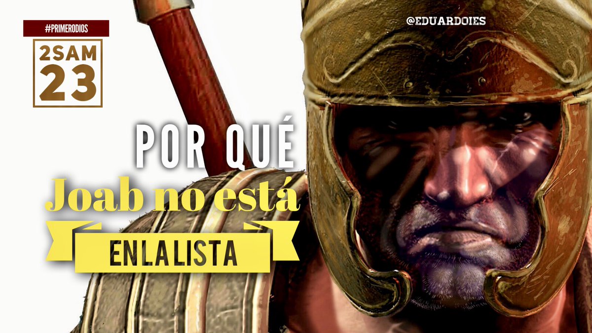 PastorEdEsteban's tweet photo. VALIENTES SOLDADOS
“Los valientes que tuvo David”
#2Sam23
✍️Joab fue un soldado fuerte pero débil.
✍️Joab no luchaba por el reino, solo por él.
“En la lista bíblica de valientes solo se registran a los que fueron leales a David, incluso Urías el heteo”
#PrimeroDios
#rpSP https://t.co/29YPrrzntN