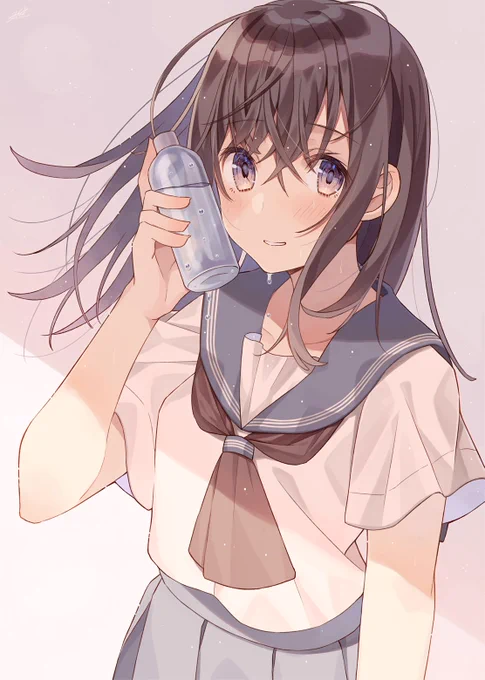 …暑いねっ 