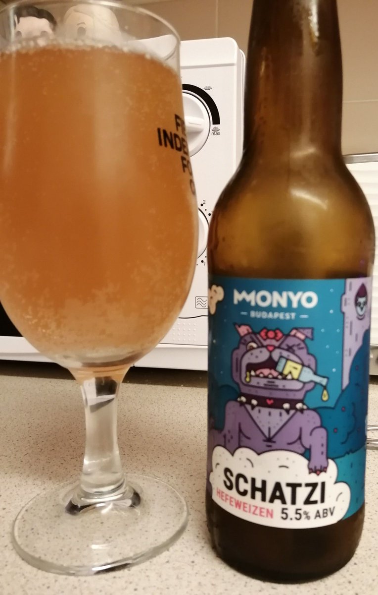 Adamskibeats8's tweet photo. Two great beers 🍻 to wet the baby's  head with from my @Beer52HQ box. Shatzi, a refreshing hefeweizen from #monyobrewing and Tak, a cracking pale ale from @Bevog_Brewery. https://t.co/Jr1yijJuhV