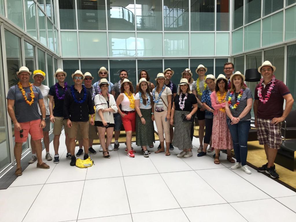JLLWales's tweet photo. On Friday JLL Cardiff enjoyed a #teambuilding day in the sunshine around Cardiff. Starting with a treasure hunt followed by rounders in the park and finishing with a BBQ kindly hosted by one of our Directors, Stuart Munro! https://t.co/8kqRpNzAa4
