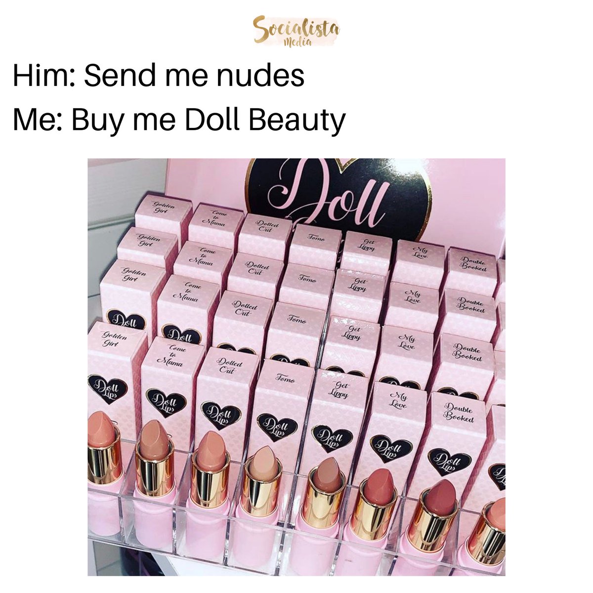 When #dollbeauty brings the nudes 💄⠀⠀⠀⠀⠀⠀⠀⠀⠀
#NationalLipstickDay