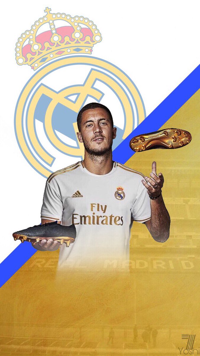 Yoshi Twitter પર Hazard Real Madrid レアルマドリードの白と金とチェルシーの意味も込めて青のラインを入れました リツイート いいねお願いします サッカー壁紙 アザール Hazard Realmadrid Chelsea T Co Ojuheraox8