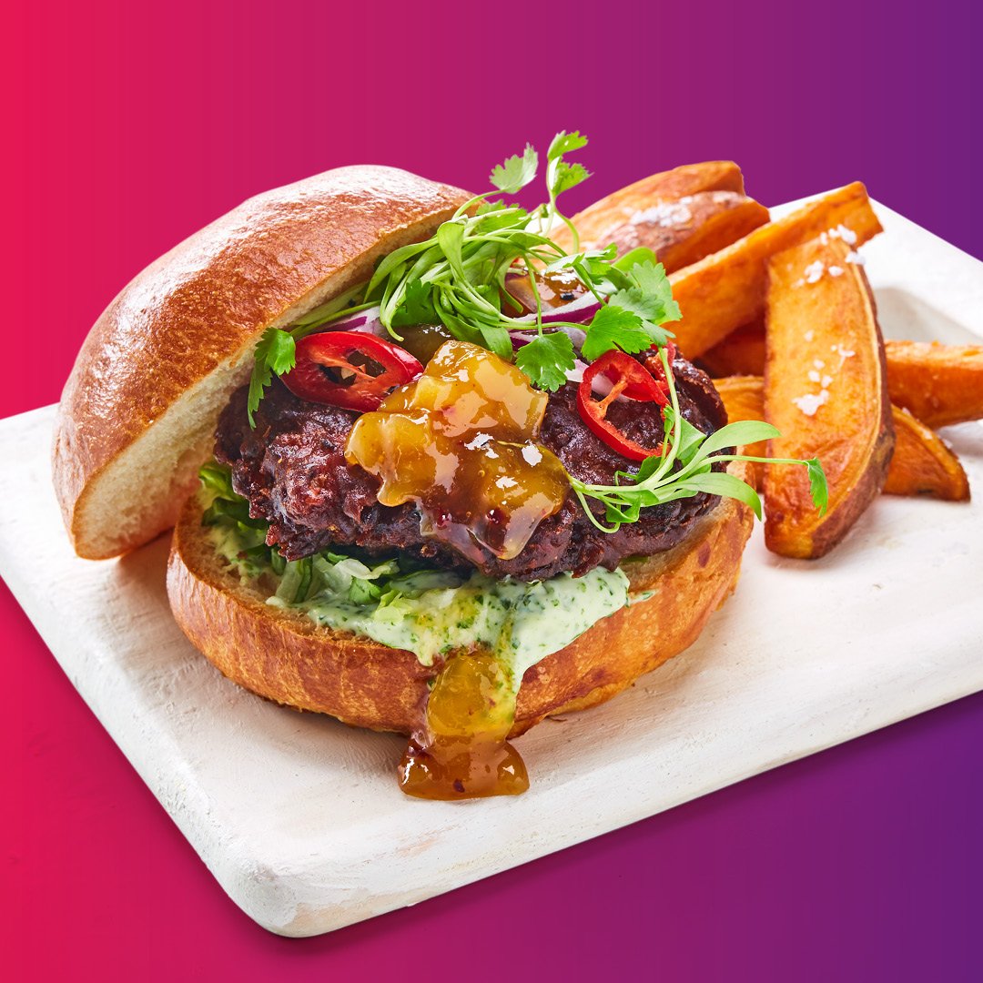 Everyone loves a Bhaji and everyone loves a Burger, right? Drum roll please...Introducing our new Onion Bhaji Burger! NEW recipe on seed-bank.co.uk now! And 10% off the key ingredients in August. #vegetarianexpress #plantbased #chefsofinstagram #veganfood #instafood