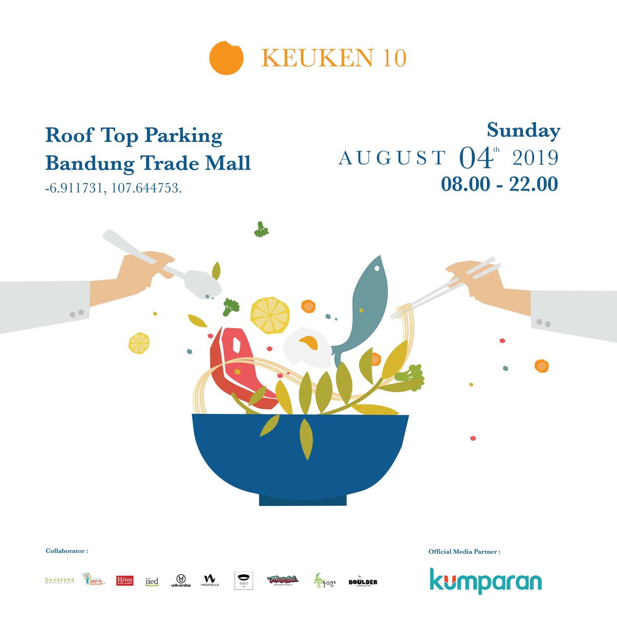 kumparan's tweet photo. @KeukenInd #CraftInTaste is going to somewhere east and grassy. Save the date at August 4th, 2019 and can't wait to see you at Rooftop Bandung Trade Mall, Jl. Ibrahim Adjie No.47 Bandung. For more info, go follow @KeukenInd! #KEUKEN10 #DelightfulDiscoveries https://t.co/Y92k4sKdAi