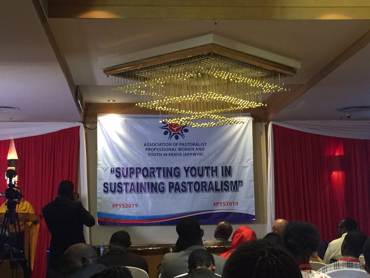 Attending an Event at intercontinental hotel, Nairobi. Theme “ Supporting youth in Sustaining Pastoralism” Government officials are at the seem. #PastoralistYouthKE #appwyk