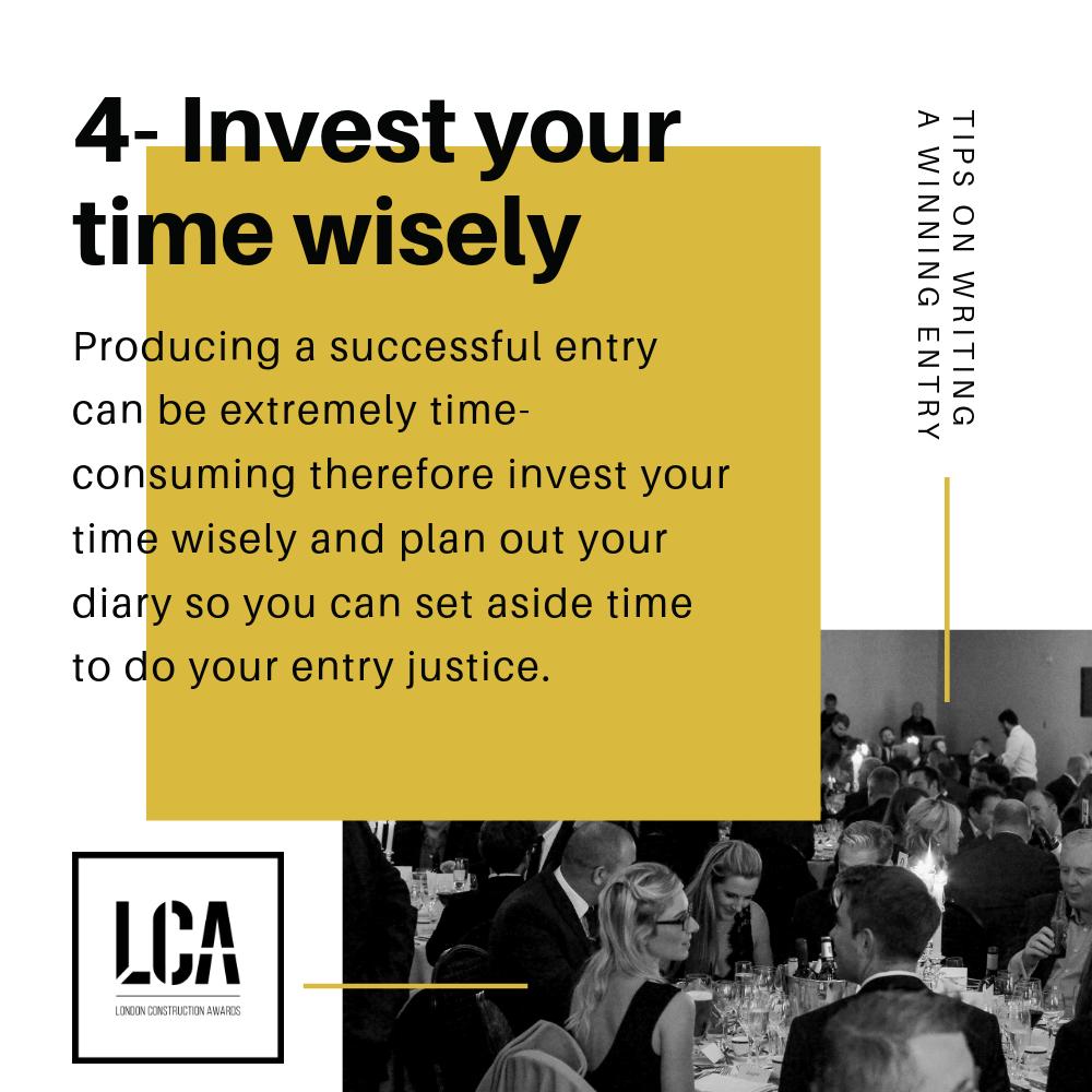 LondonBuildExpo's tweet photo. Writing an award winning entry - Tip #4

It’s not too late to enter the leading construction and design awards for London! Check out the categories and submit your entries at https://t.co/1BXAs7ACV2. The deadline is fast approaching -  August 16th at 5pm.

#LondonBuild https://t.co/yeipWUo7BT