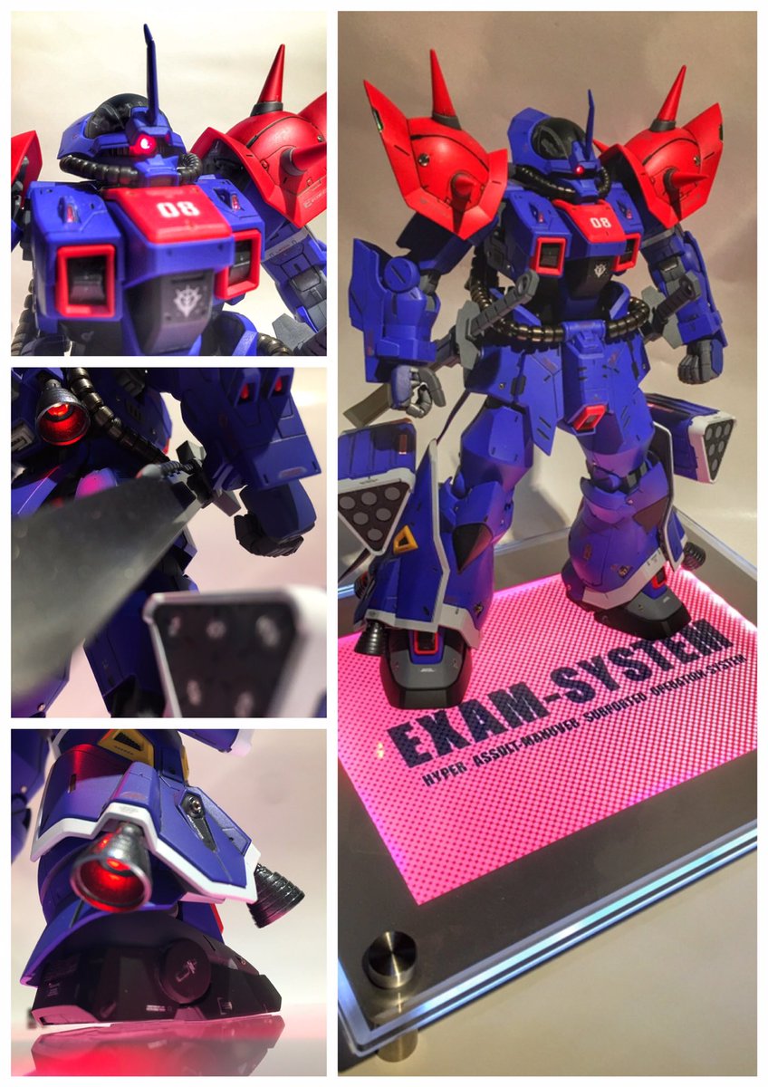 天空のザイツ トモハル Examシステム起動でバーニア類も発光 さらに点滅の仕方はリモコンで操作可能 ガンプラ 電飾王 イフリート改 戦慄のブルー T Co Qem0bae4gn Twitter