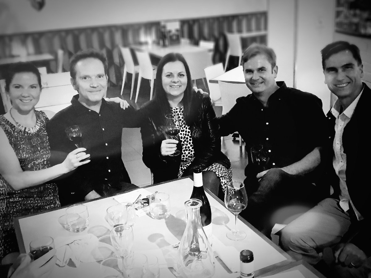 Rocking Durban for the <a href="/wineonaplatter/">Platter's Wine Guide</a> Platter's Winmakers of the Year Dinner along  with @GNewtonJohnson <a href="/ErikaObermeyer/">Erika Obermeyer</a> and <a href="/jprossouw/">jprossouw</a>. We were the last people standing at a packed Cafe 1999. Jo'burg, you're next! See you NCW 🍷😘🥂