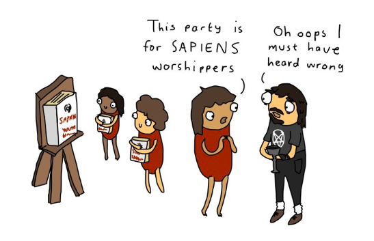 WeeklyScribble (@scribbleweekly) on Twitter photo Calling all <a href="/harari_yuval/">Yuval Noah Harari</a> fans - a long comic about #Sapiens 🤗🧠
full post: weeklyscribble.com/latest/sapiens Calling all <a href="/harari_yuval/">Yuval Noah Harari</a> fans - a long comic about #Sapiens 🤗🧠
full post: weeklyscribble.com/latest/sapiens