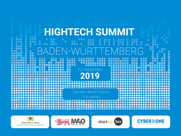 HTGF's tweet photo. Auf dem Hightech Summit Baden-Württemberg 2019 trifft sich auch in diesem Jahr wieder die Hightech-Branche des Landes, um ihre Businesserfahrungen zu teilen und über #DigitaleTransformation zu sprechen. Jetzt anmelden 👉 https://t.co/KDO5wCCYfq #HTGFonTour #KI #Blockchain #IoT https://t.co/TEr9113BhR