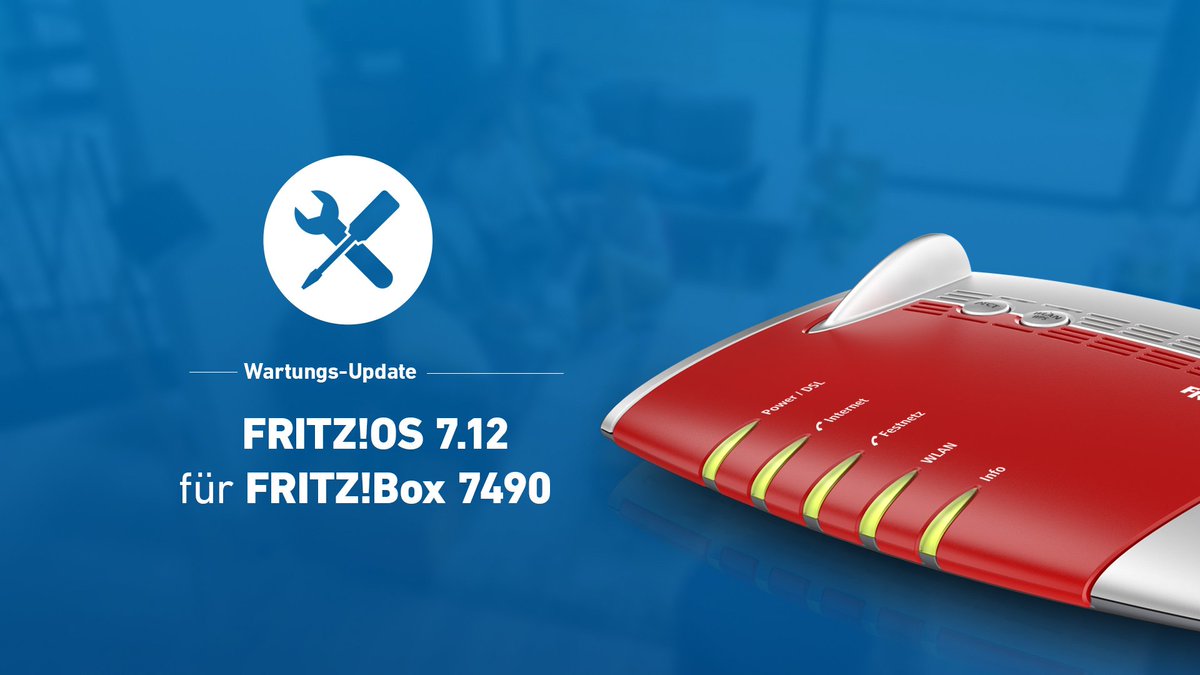 fritz_com_de's tweet image. Weiter geht&apos;s mit der FRITZ!Box 7490 und drei kleinen Fehlerkorrekturen. 🔧🔧🔧

Happy updating! 🙂
#Wartungsupate #fritzos