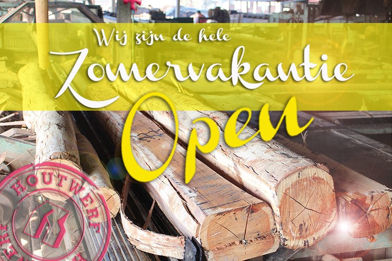 Wij zijn de hele zomervakantie open.
#bouwwinkel #open #zomer #vakantie #bouwvak #hout #groothandel #houtwerf