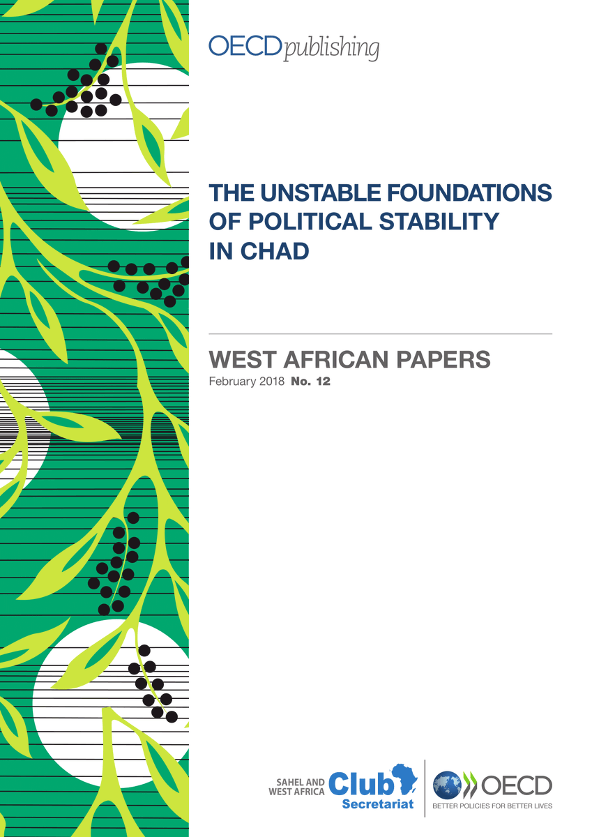 SarahLawan's tweet photo. @SWAC_OECD @elischerafrica @UFSahelResearch @SidikouMaman @Sahel2R3S @AUC31 @abwaf55 @ToudaKaka @abbaseidik @MawliDayak @AlliancePaix @kalla_moutari #SummerThread (re)discovering 
@SWAC_OECD
 #NotesOuestAf #WestAfricanPapers
"The unstable foundations of political stability in Chad" by @eizengadan >>> https://t.co/50KCfwj2ar
#Chad #BokoHaram #Sahel #security #G5Sahel 2/... https://t.co/6THhlvmZm1