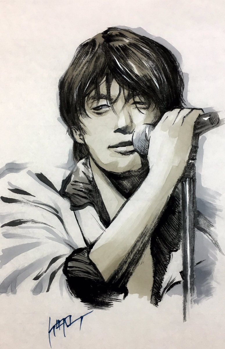 希少】尾崎豊 鍵盤 ミストグラフ 魂の歌手 絵画 - メルカリ