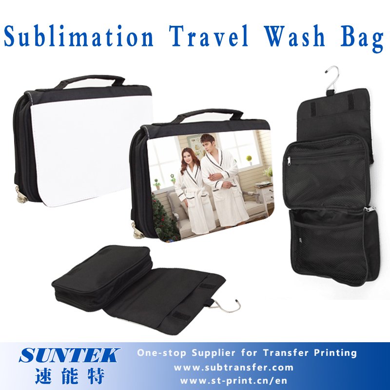 Sublimation Travel Wash Bag
Features:
1) Hanging hook
2) Netting compartment 
3) Zipped Compartments 
#SUNTEK  #sublimationblanks #sublimationtravelwashbag #sublimationtoiletrybag #Travelcosmeticbag #toiletrybag #sublimationtravebag #travelcosmeticbag #sublimationcosmeticbag