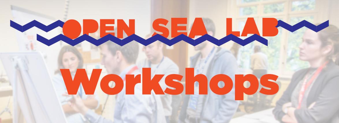 Check the free workshops that will run on opensealab.eu/workshops and apply! 🤓👩‍💻 #machineLearning #UserStoryMapping #SolutionDesign #DataVisualisation #UserTesting #Pitching #Cloud #OpenData