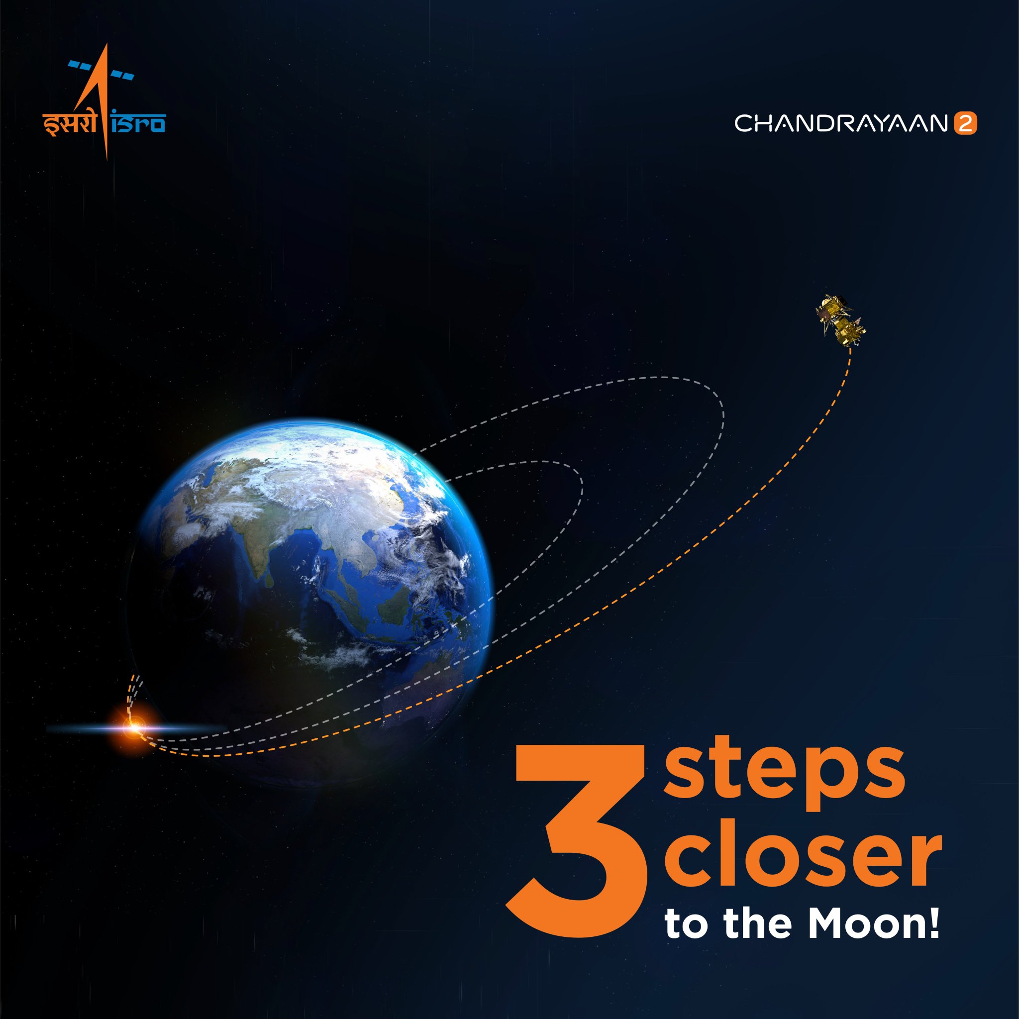 chandrayaan 2 third orbit raising maneuver successfull