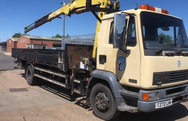 1999 DAF 55 14 TON WITH CRANE AND DROP SIDES FULL WORKING ORDER dlvr.it/R9GjL3